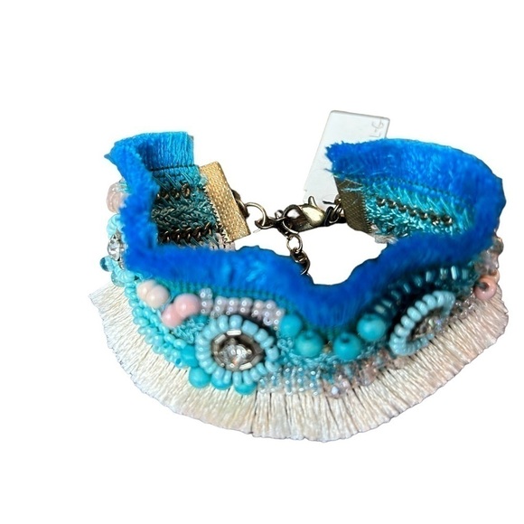 Stephan & Co. Fringe Beaded Braided & Rhinestone Adjustable Bracelet - Picture 10 of 14